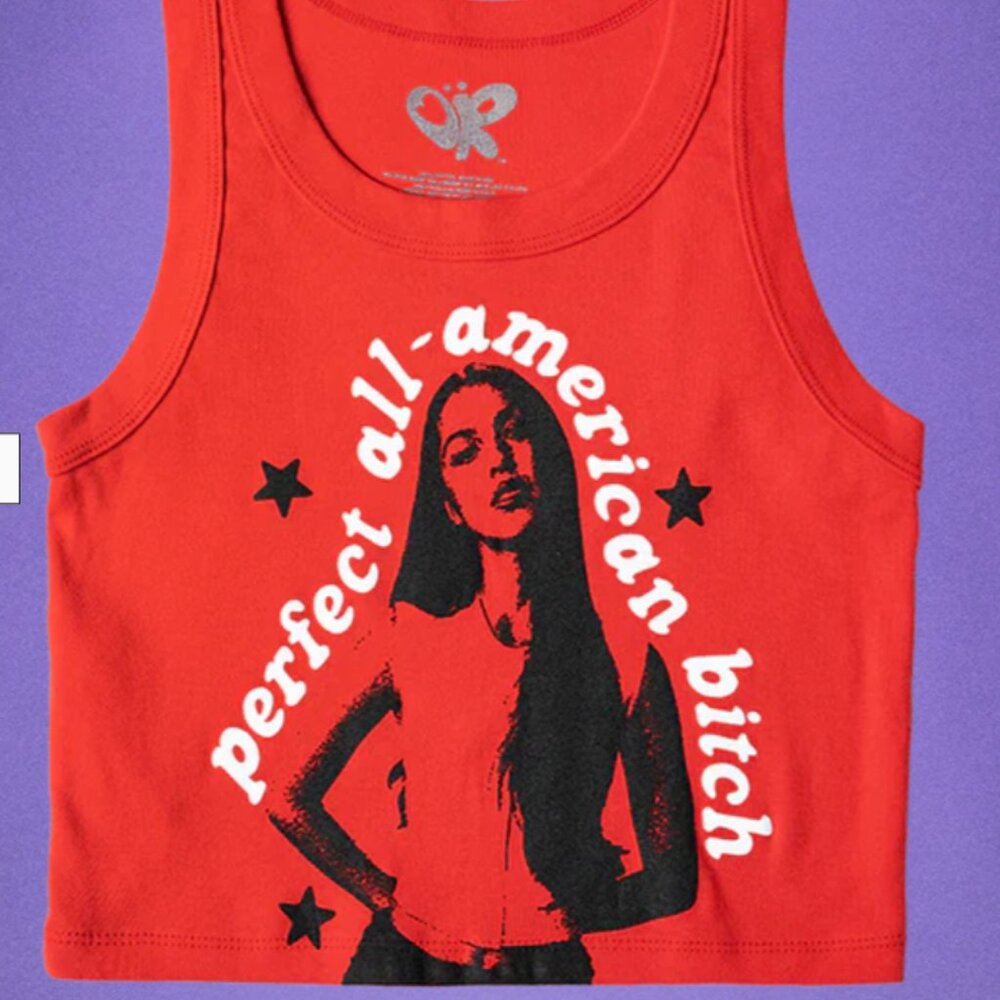Olivia Rodrigo Red Tank Top